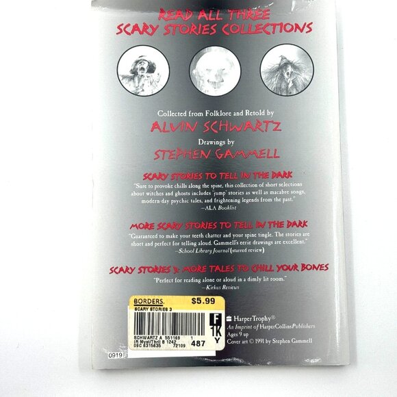 Scary Stories 3 More Tales to Chill Your Bones, Paperback by Schwartz, Alvin - Picture 2 of 8